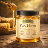 Pure Honey - Raw & Natural Honey | Premium Farm Fresh Honey | 500g