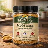 Methi Dana (Fenugreek Seeds) - Premium Whole Fenugreek Seeds | Natural Spice & Culinary Essential | 200g