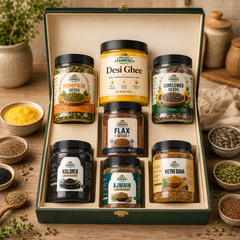 Complete OFM Household Bundle - Desi Ghee, Seeds & Pantry Essentials