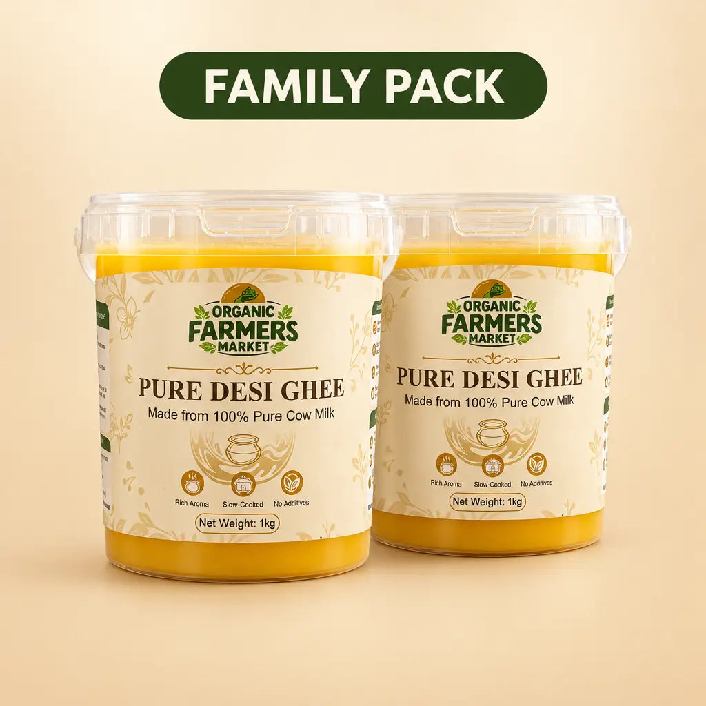 Pure Cow Desi Ghee Family Pack - 2 × 1kg