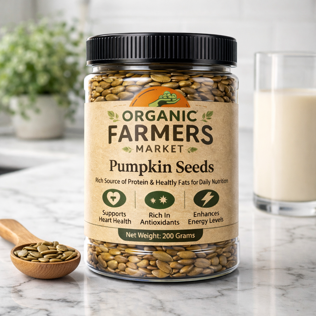 Pumpkin Seeds - Premium Pepitas | Protein & Healthy Fat Rich Superfood | 200g