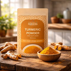 Turmeric Powder - Premium Stone Ground Haldi Powder | Pure & Natural | 250g