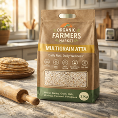 Multigrain Atta - High Fiber & High Protein Flour | 7 Grain Blend | 2kg