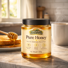 Pure Honey - Raw & Natural Honey | Premium Farm Fresh Honey | 500g