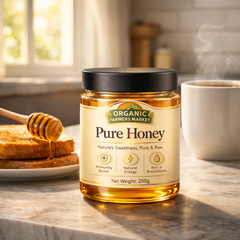 Pure Honey - Raw & Natural Honey | Premium Farm Fresh Honey | 250g