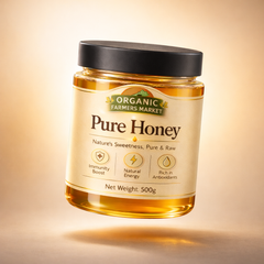 Pure Honey - Raw & Natural Honey | Premium Farm Fresh Honey | 500g