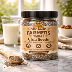 Chia Seeds - Premium Superfood Seeds | High Fiber & Plant-Based Protein | 200g