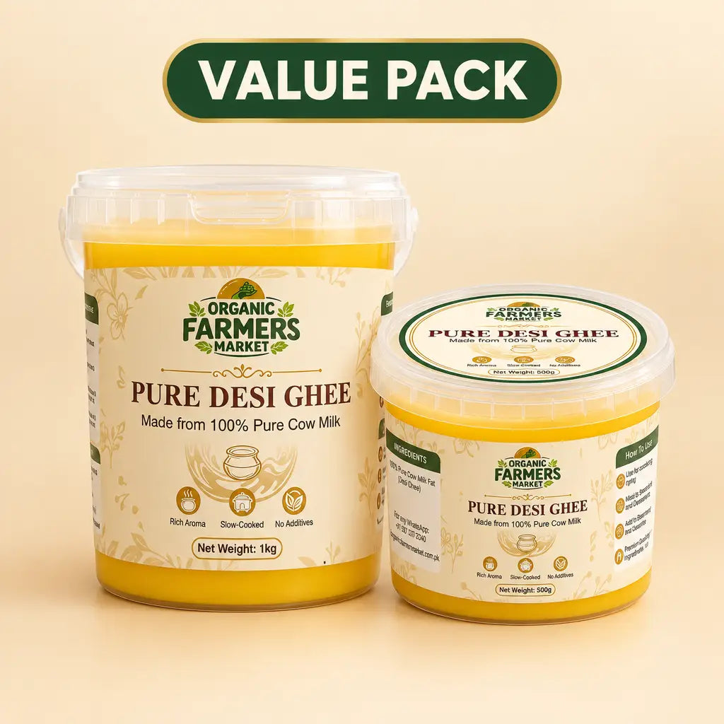 Pure Cow Desi Ghee Value Pack - 1kg + 500g